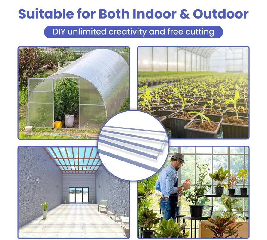 5mm Clear Polycarbonate Sheet – Strong, UV-Protected & Shatterproof Glass Alternative
