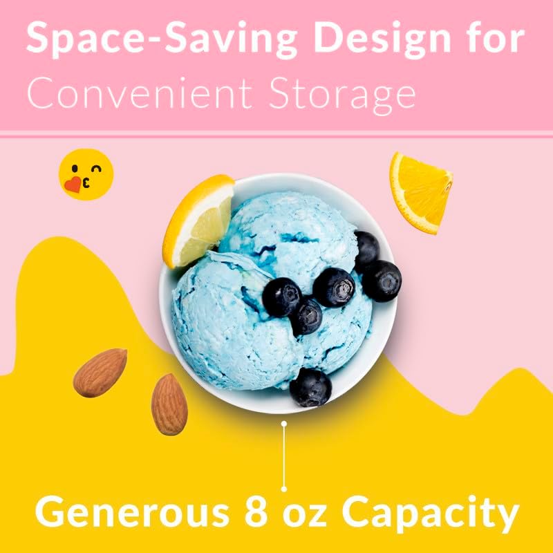 Disposable Paper Dessert Bowls Ice Cream Tubs 500ml (16oz)