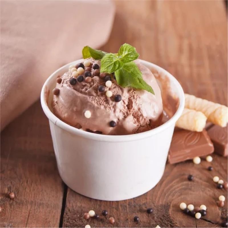 Disposable Ice Cream & Soup Paper Cups – 12oz, Single Wall, Leak-Resistant, 1000pcs