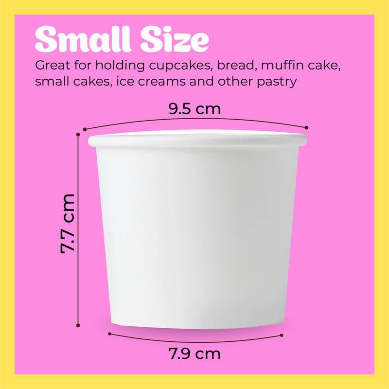 Disposable Ice Cream & Soup Paper Cups – 12oz, Single Wall, Leak-Resistant, 1000pcs