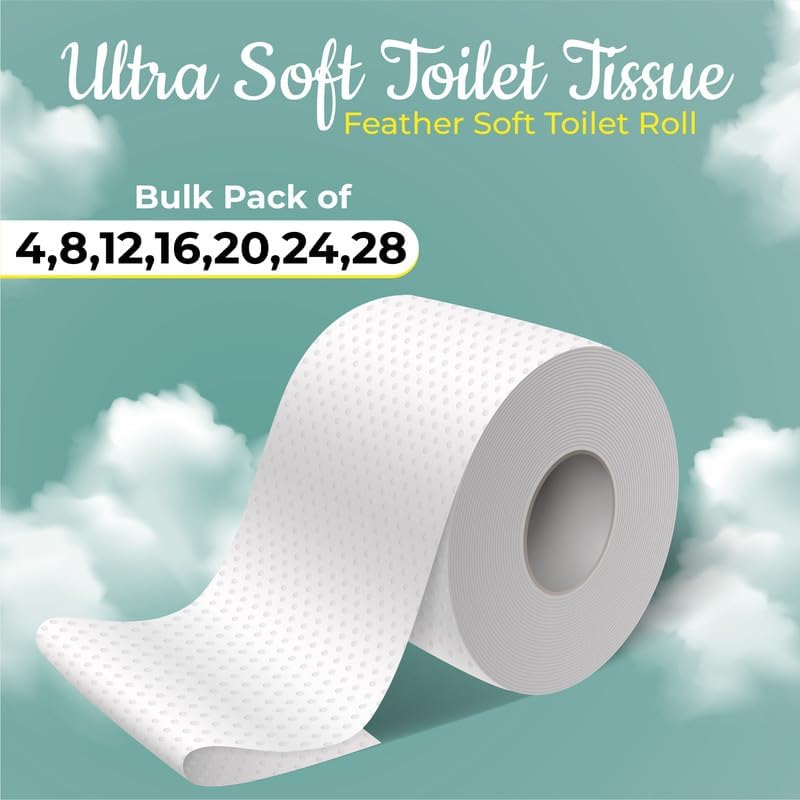 Ultra Soft 2-Ply Toilet Roll – Bulk Pack (4 to 120 Rolls)