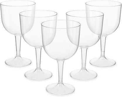 Nievan 20 Reusable Plastic Gin Glasses