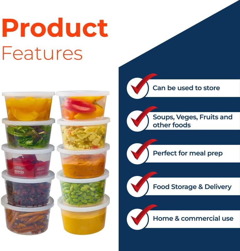 Reusable Round Food Containers