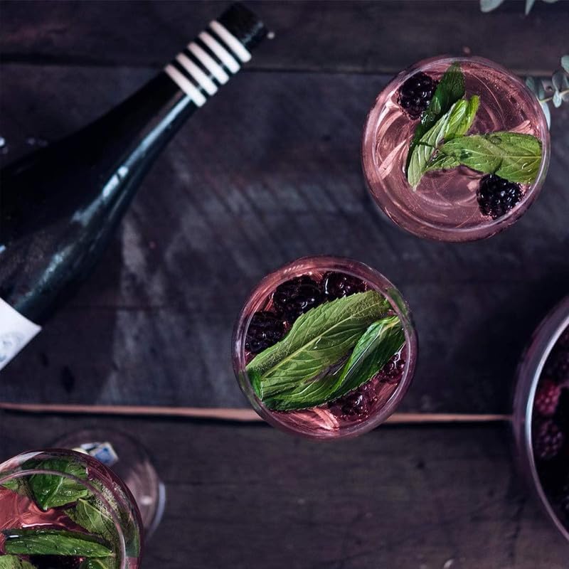 Nievan 20 Reusable Plastic Gin Glasses