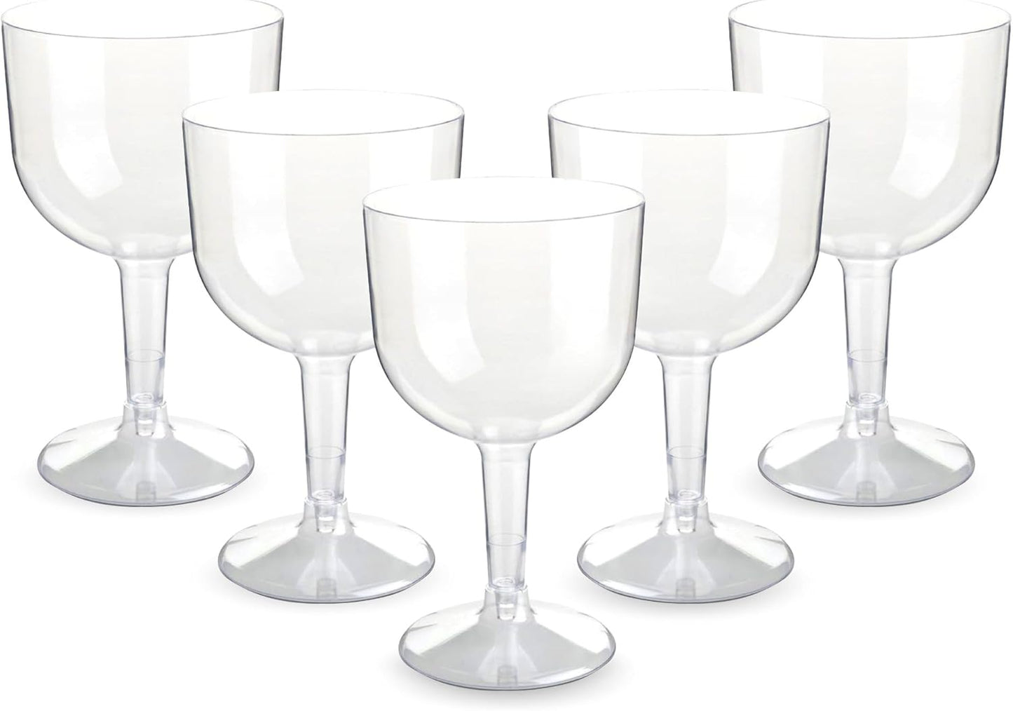 Nievan 20 Reusable Plastic Gin Glasses