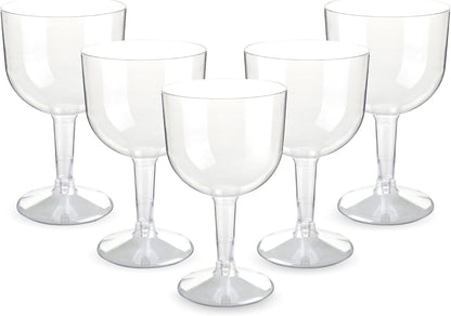 Nievan 20 Reusable Plastic Gin Glasses