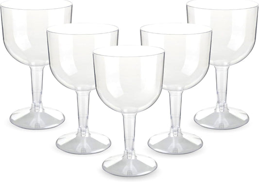 Nievan 20 Reusable Plastic Gin Glasses