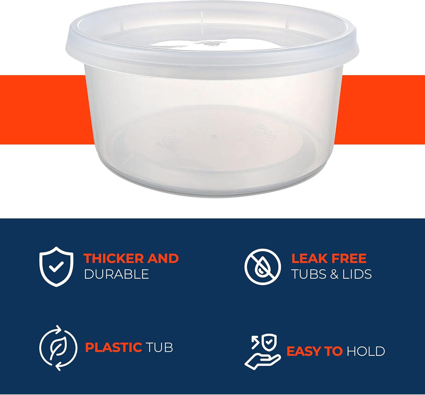 Reusable Round Food Containers