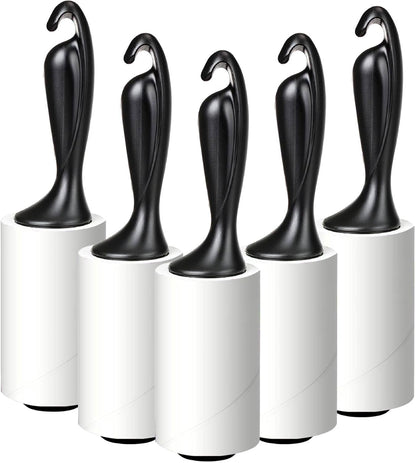 Extra Sticky Lint Roller with 56 Sheets – Refillable Pet Hair & Lint Remover, Handle Included